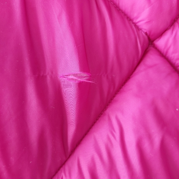 Oofwear The Shapes' Lab Fuchsia Pink Puffer Jacket Women's Size 14 BNWT - Picture 3 of 16